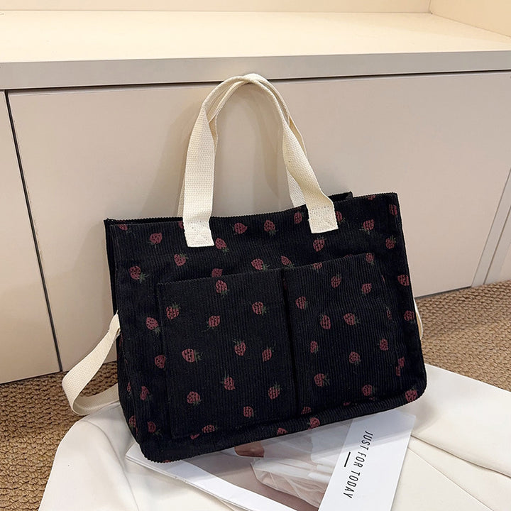 WoPatterned Canvas Tote Bag Bowlift