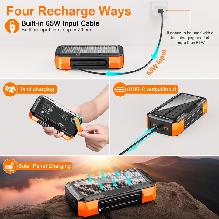 Portable Solar Power Bank Bowlift