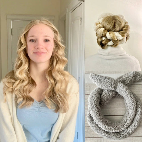 Plush Fabric Hair Wrap