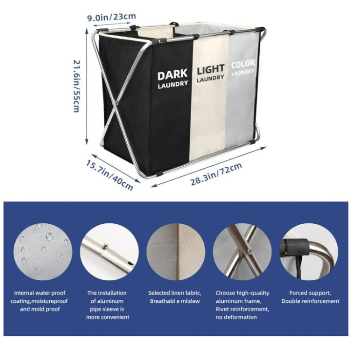 Sorted laundry basket Bowlift