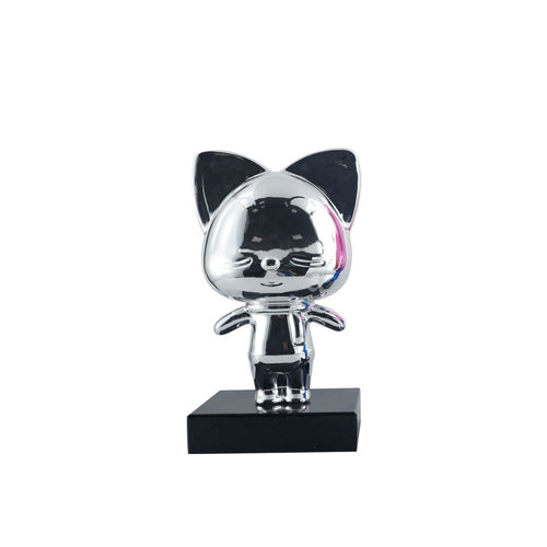 Playful Cat Figurine