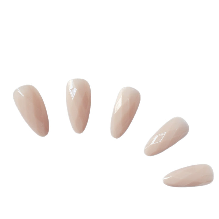 Diamond-Shaped Glossy Nail Extensions Bowlift