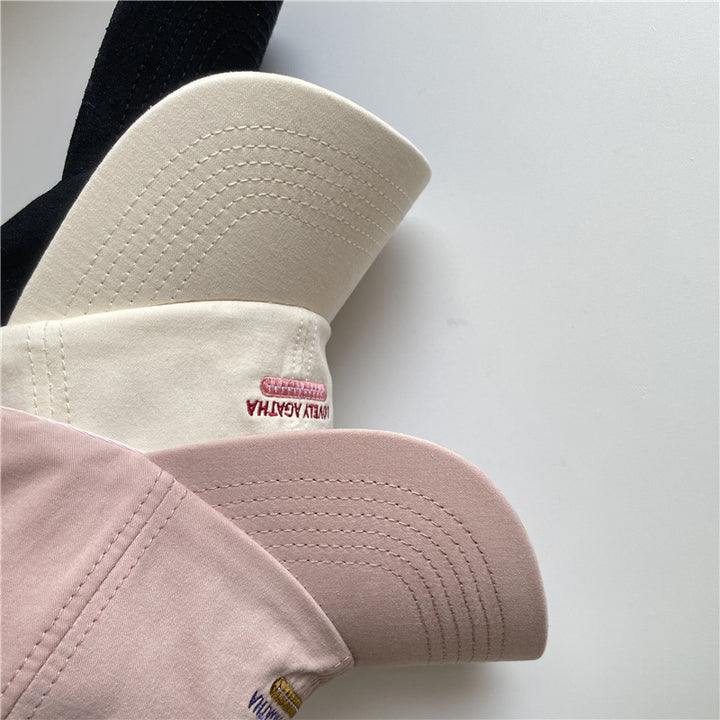 Women's Suede Embroidered Baseball Cap Bowlift