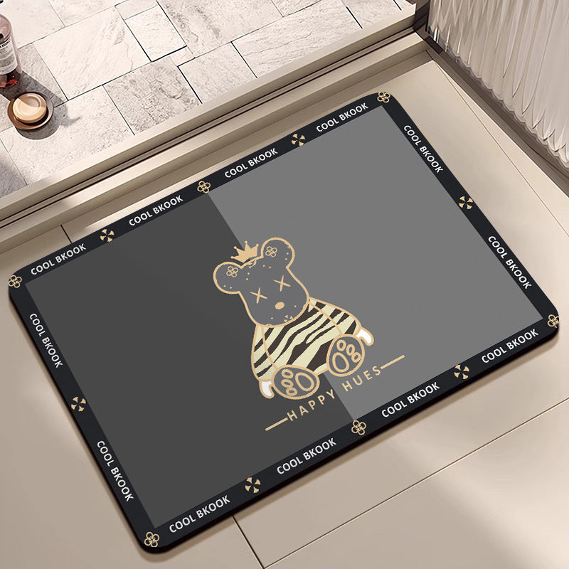 Decorative Cartoon-Themed Floor Mat Bowlift