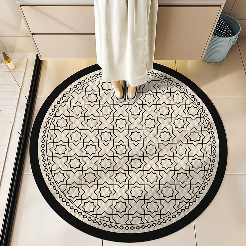 Round Decorative Bath Mat Bowlift