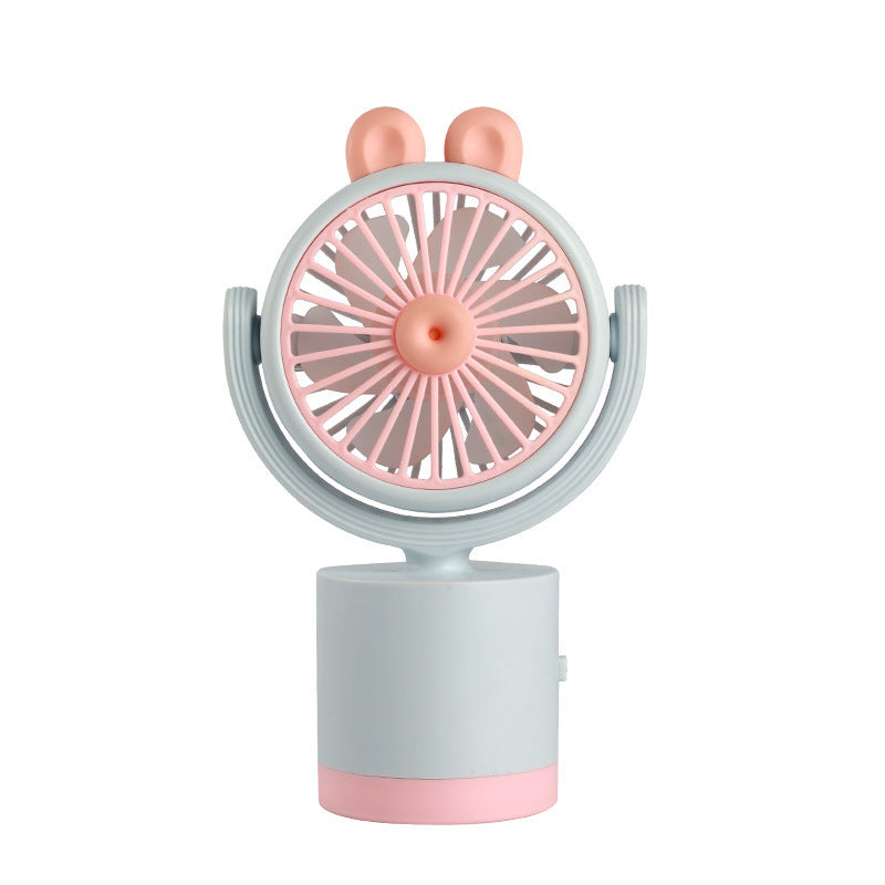 Ladies Portable Hand Fan with Cute Ear Design Bowlift
