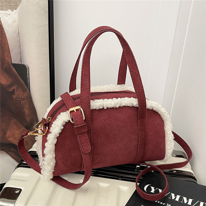 WoCozy Plush Texture Handbag Bowlift