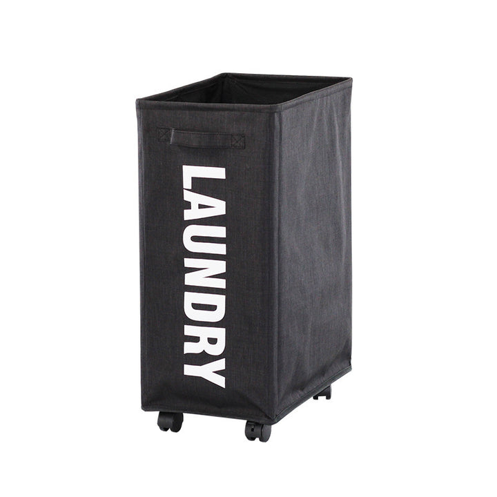 Practical laundry container with wheels Bowlift