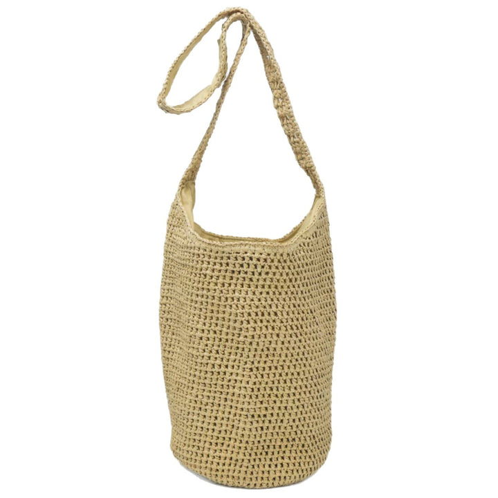 Braided Natural Material Tote Bag Bowlift