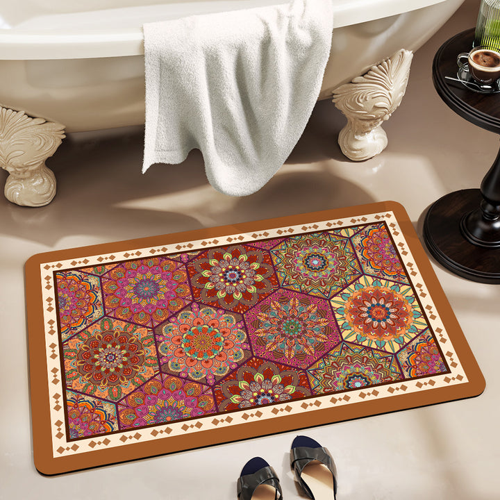 Artistic Multicolored Area Rug Bowlift