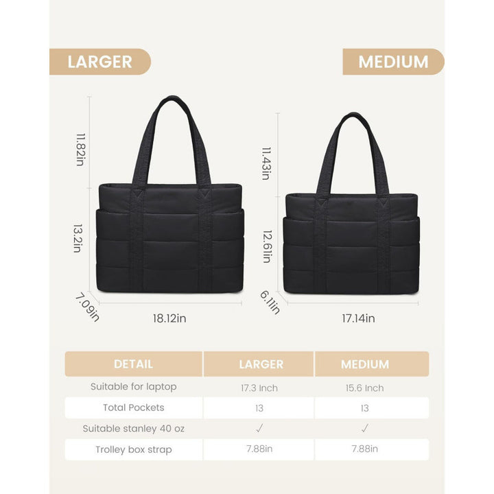 Padded everyday handbag with practical outer pockets Bowlift