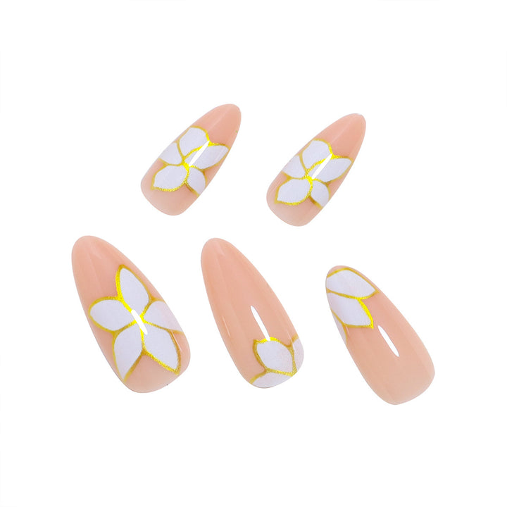 Floral Art Press-On Nail Set Bowlift