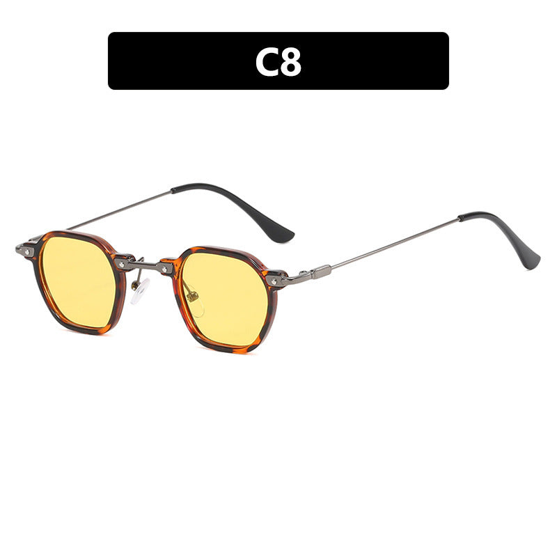 Women's fashionable sunglasses in elegant design with hexagonal frame Bowlift