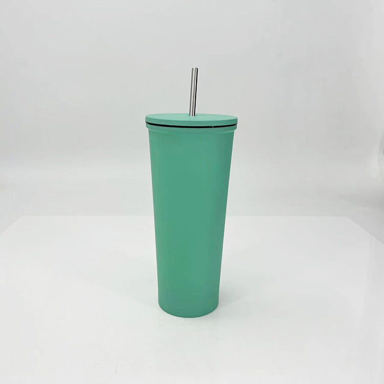 Ladies Drinking Cup with Stainless Steel Straw Bowlift