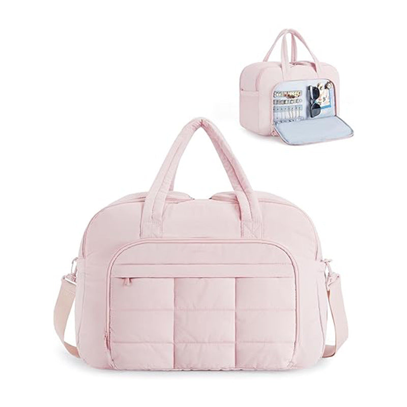 Cosmetic transport bag with multiple storage compartments Bowlift
