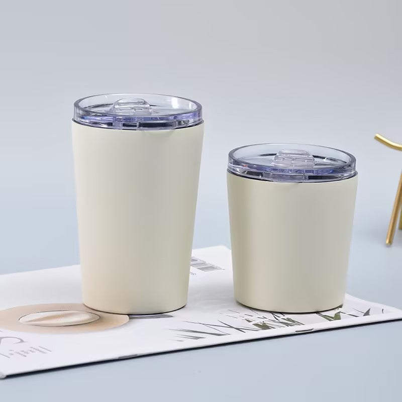 Women’s insulated cup with elegant lid and ergonomic handle Bowlift