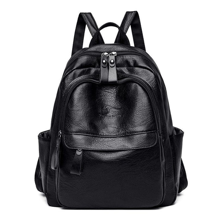 Premium Leather Travel Backpack Bowlift