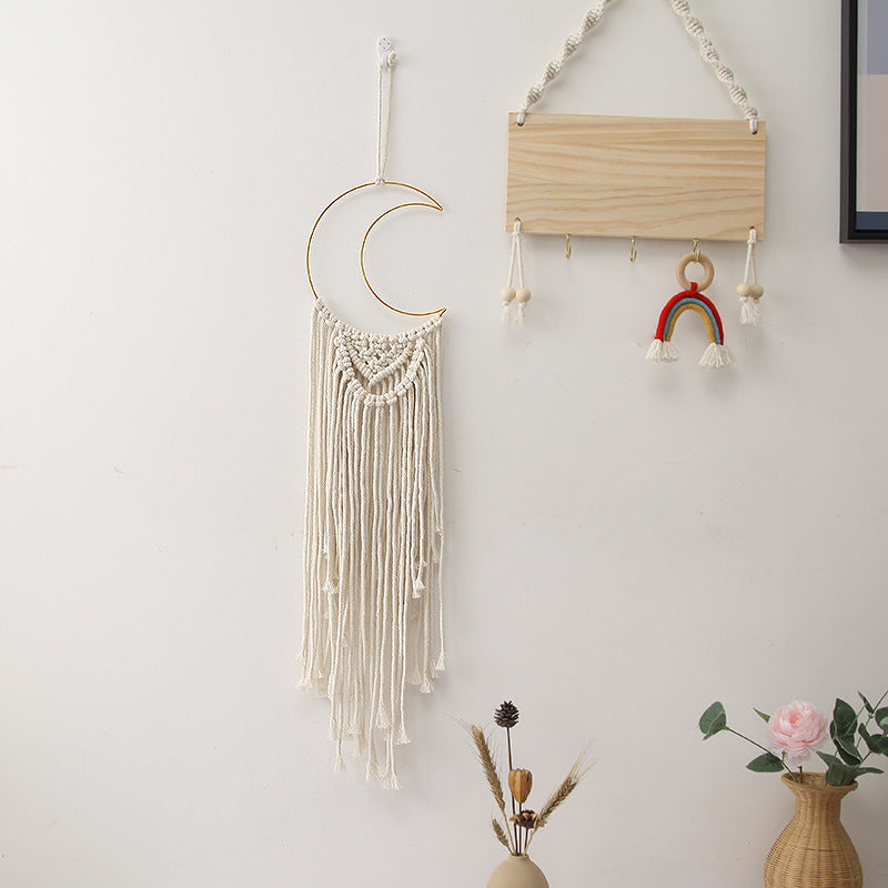 Macramé Moon Wall Hanging Bowlift