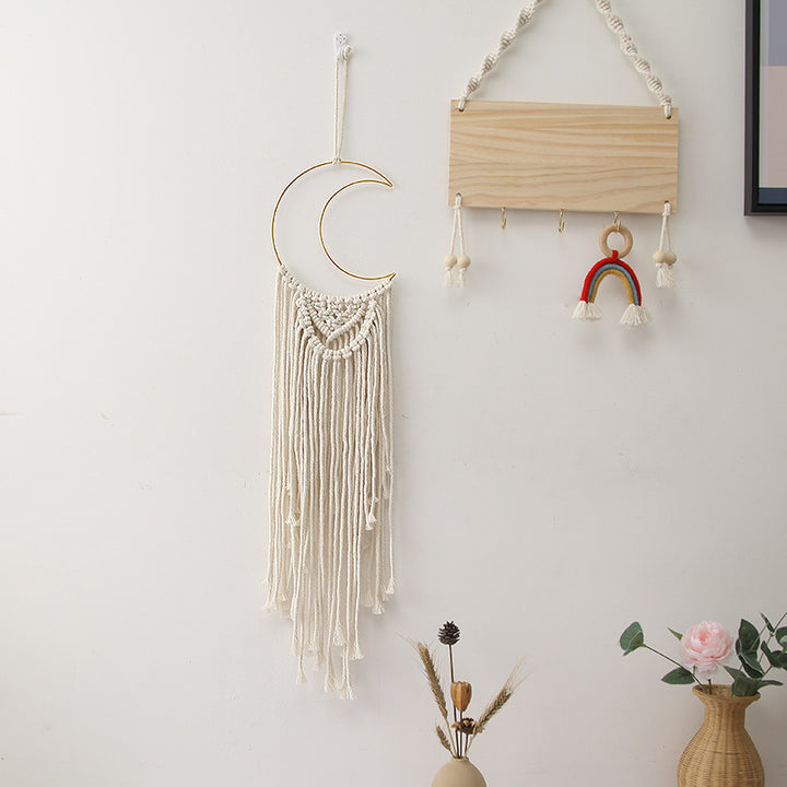 Macramé Moon Wall Hanging Bowlift