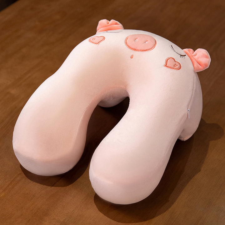 Neck support pillow with playful animal design Bowlift