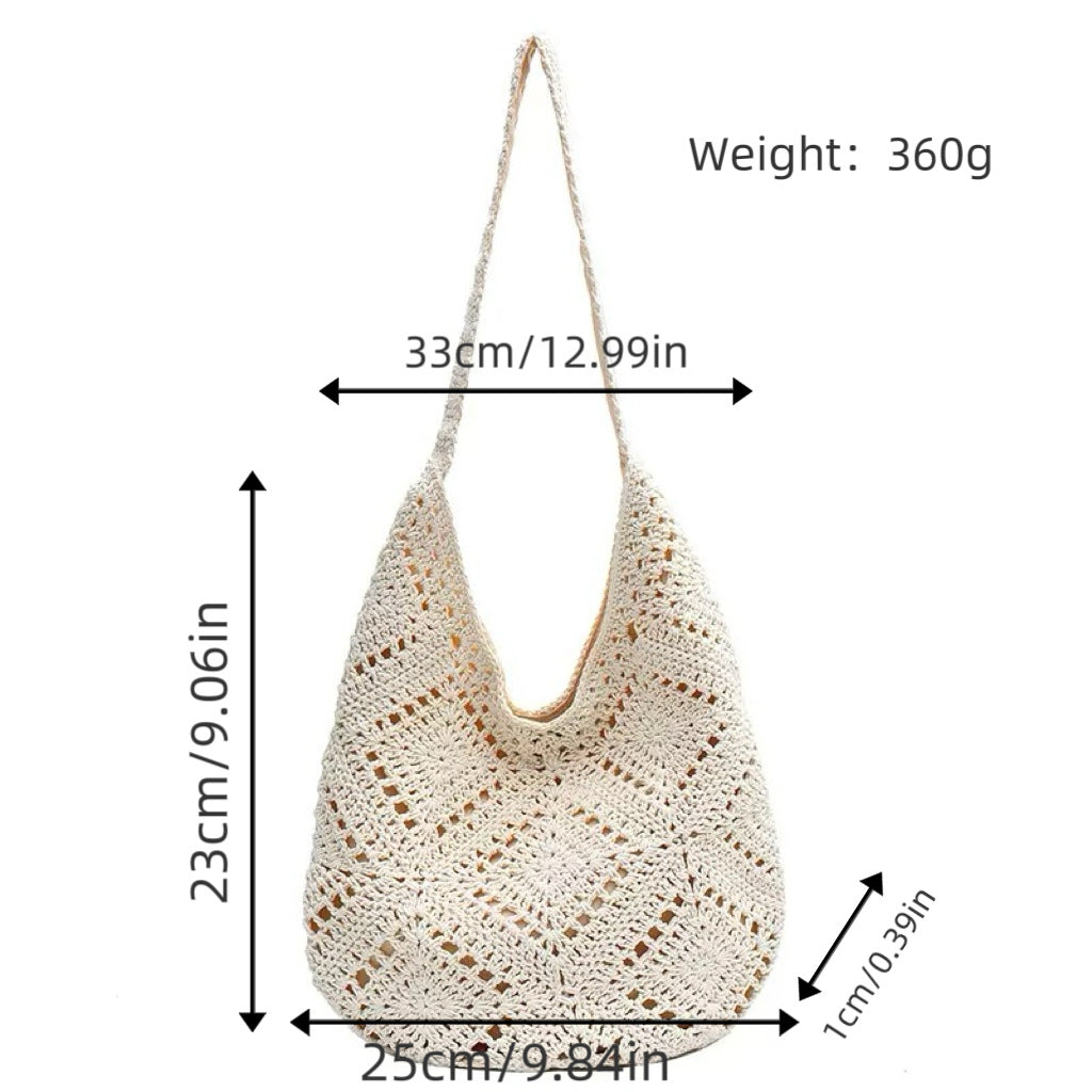 Hand-knotted shoulder bag Bowlift