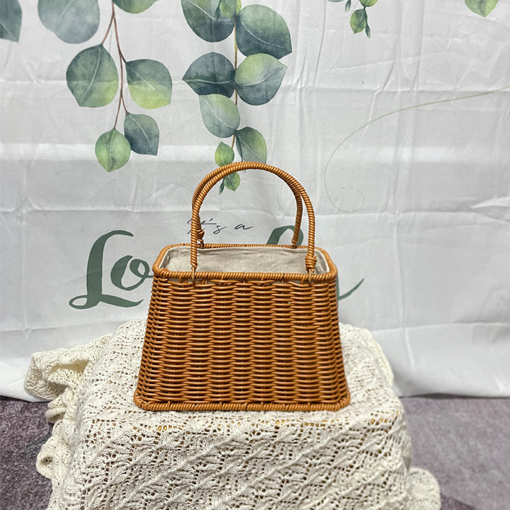 Decorative Woven Handcrafted Basket Bowlift