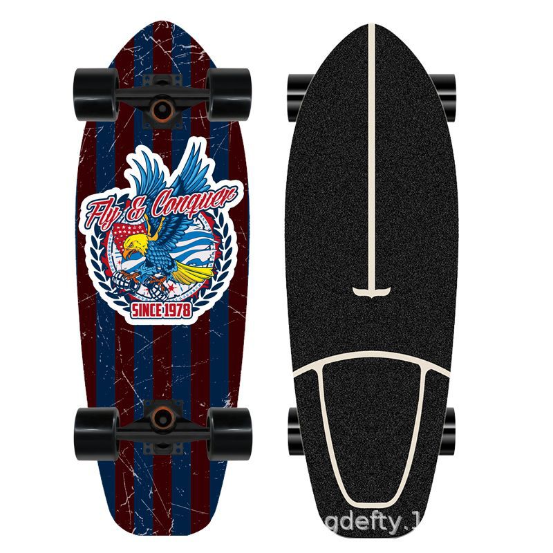 Artistic Lion Design Skateboard Bowlift