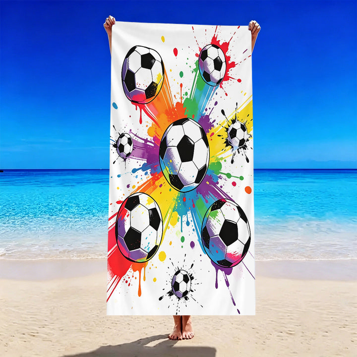 Football-themed beach towel Bowlift