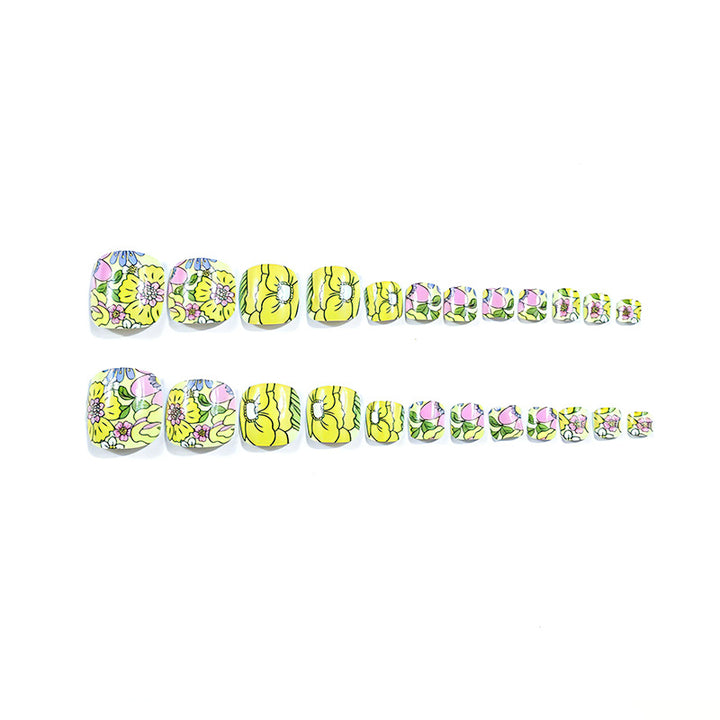 Decorative Floral Nail Art Bowlift
