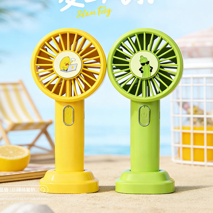Women's Portable Mini Fan with Creative Design Bowlift