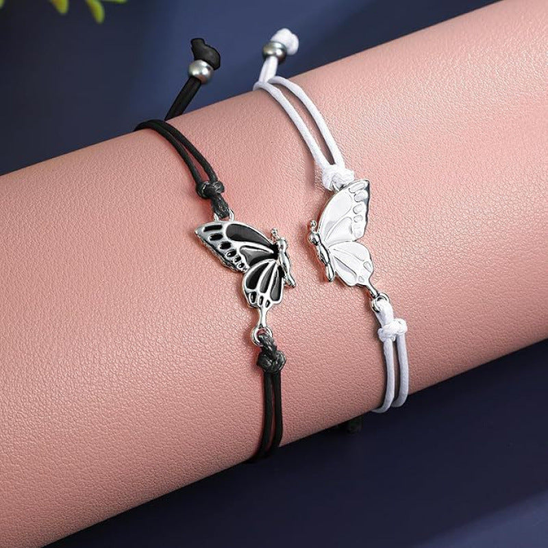 Butterfly Charm Necklace and Bracelet Set Bowlift