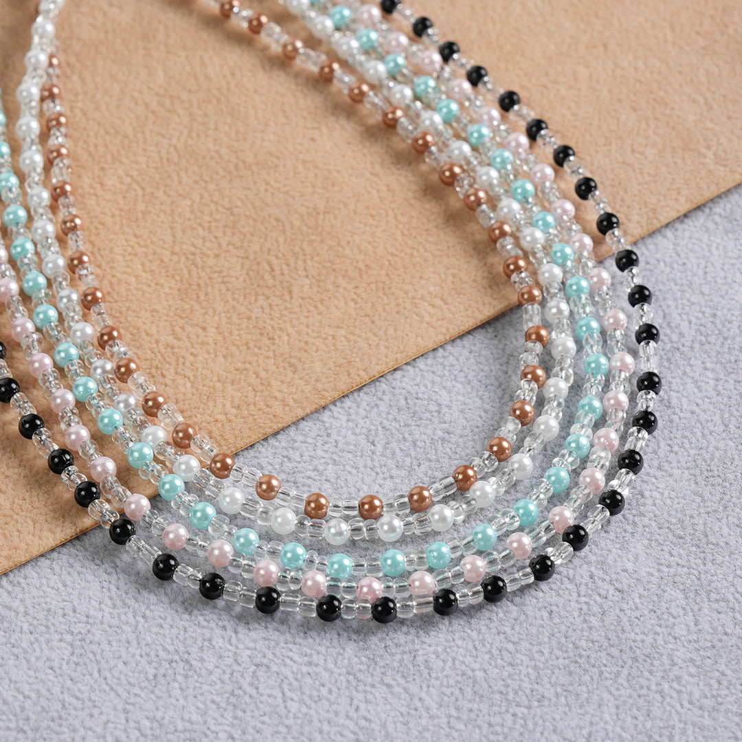 Elegant Beaded Eyewear Chain Bowlift
