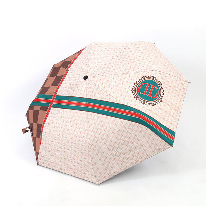 Ladies Elegant Umbrella with Unusual Pattern Mix Bowlift