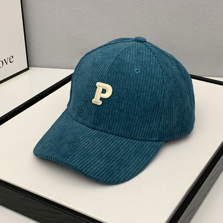 Women's Corduroy Adjustable Baseball Cap Bowlift
