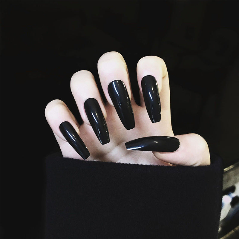 Glossy Gel Nail Extensions Bowlift
