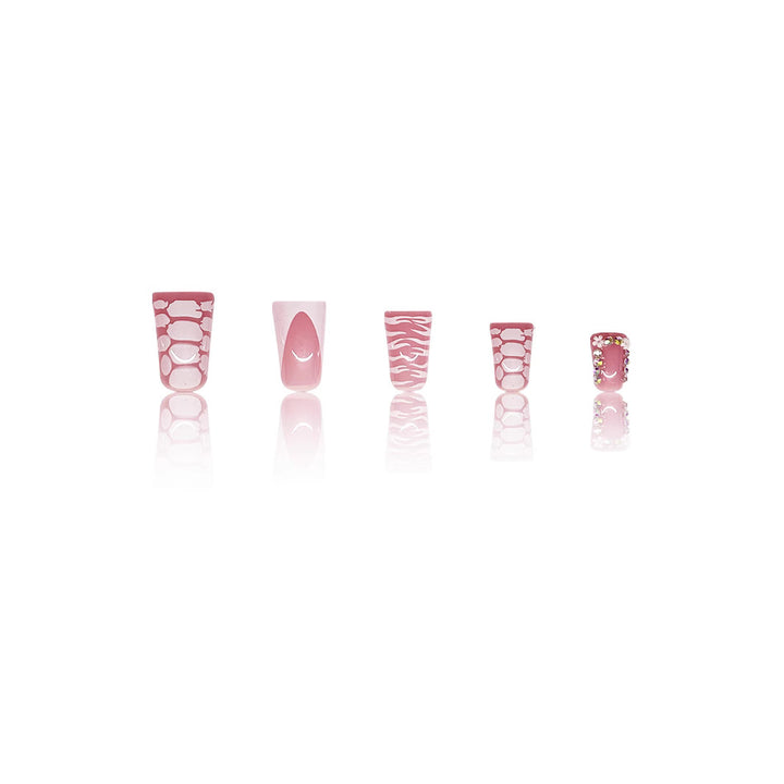 Creative Abstract Nail Design Extensions Bowlift