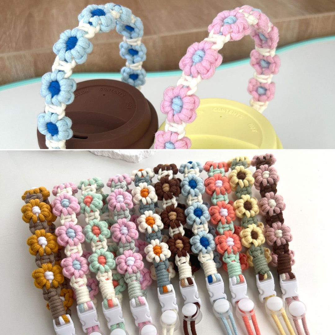 Decorative Flower Macrame Eyewear Holder Bowlift