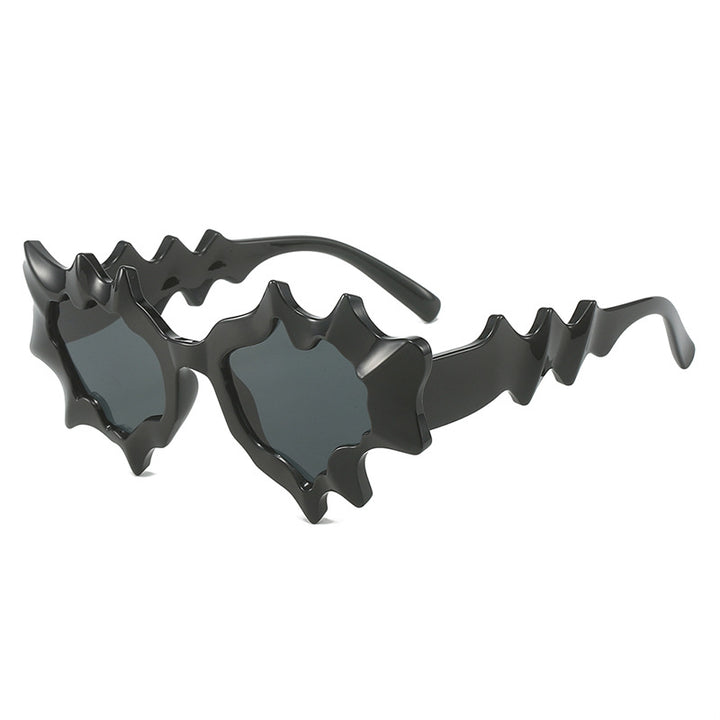Women striking artistic sunglasses Bowlift