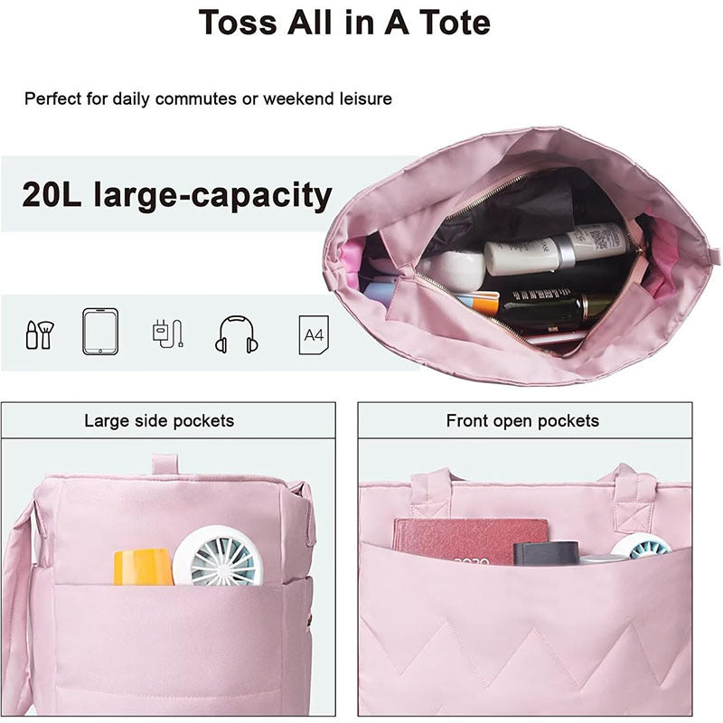 Tote bag with versatile compartments Bowlift
