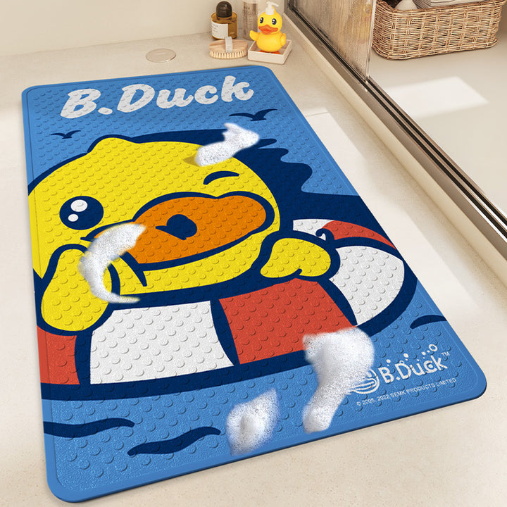 Playful Cartoon Shower Mat Bowlift