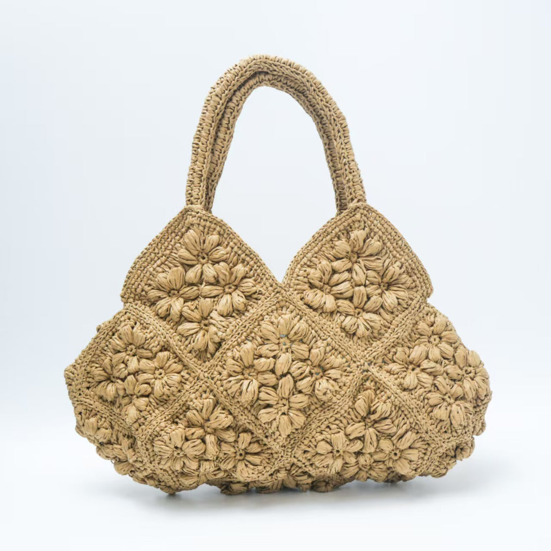 Handmade bag with floral motifs Bowlift