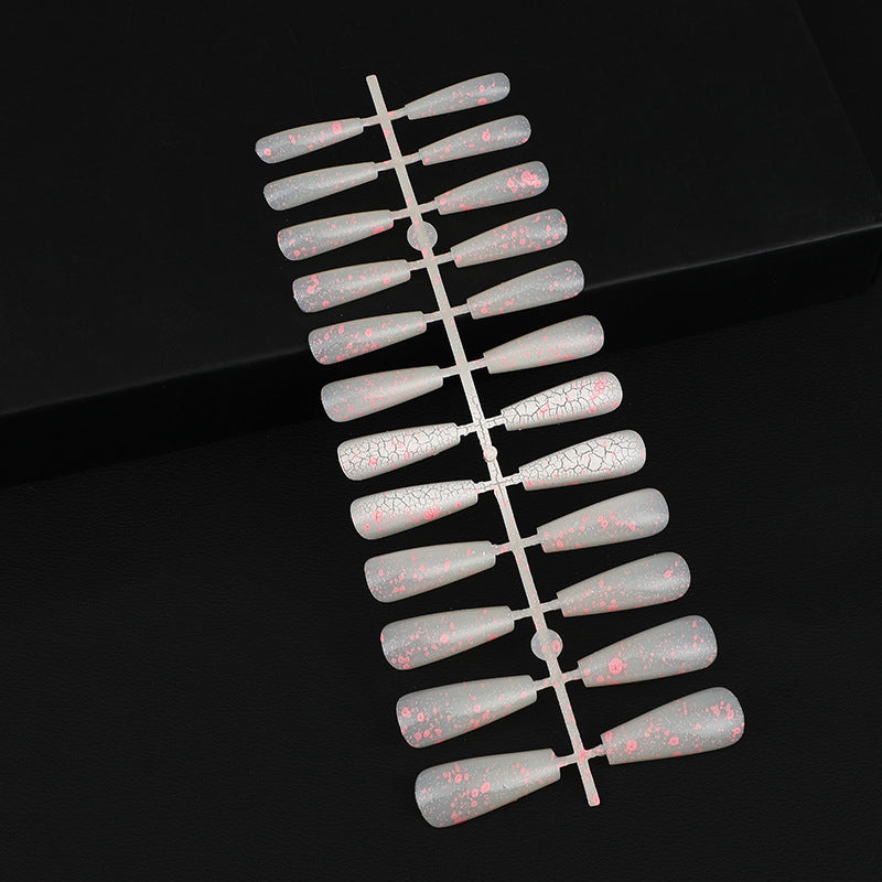 Artificial nails with delicate floral design Bowlift