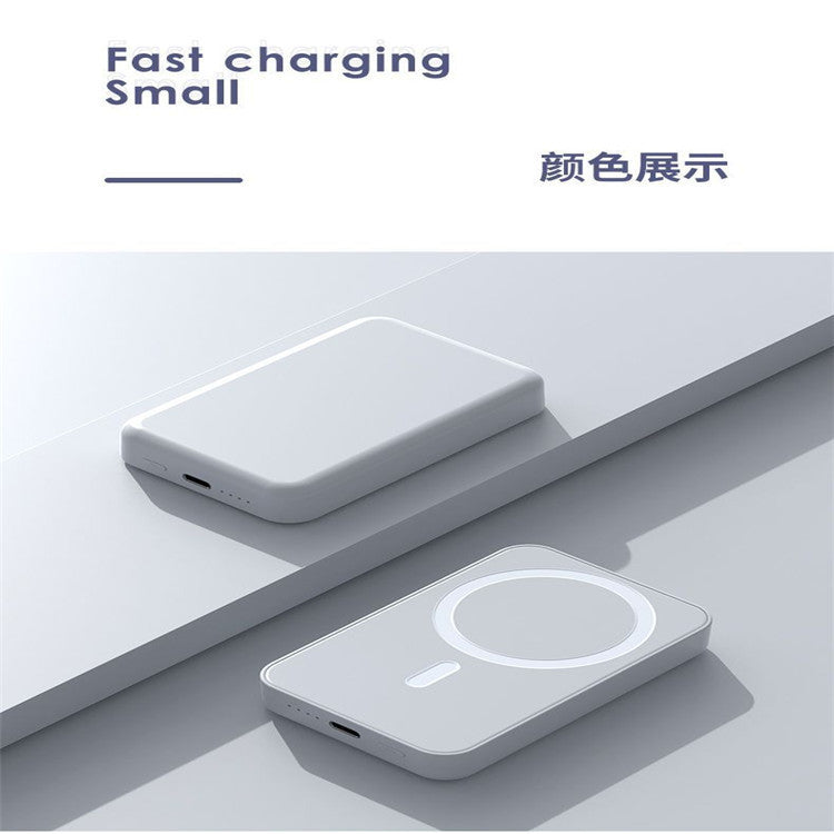 Portable power bank with wireless fast charging function and innovative design Bowlift