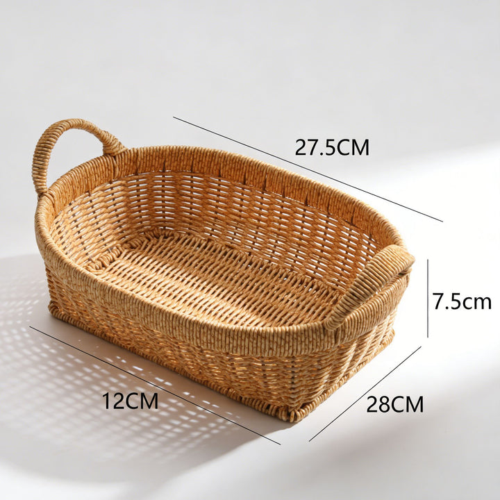 Women's decorative rattan basket Bowlift