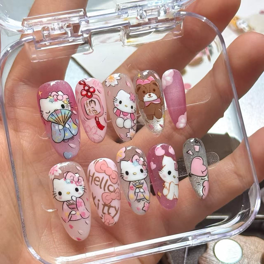 Glamorous Gel Nail Art Extensions Bowlift