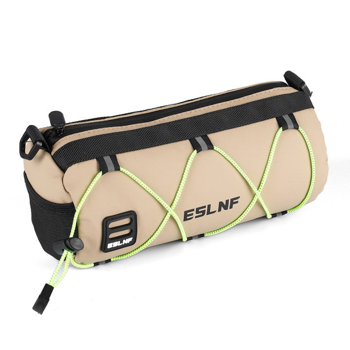 handlebar storage bag with elastic bungee organizer and water-resistant durable fabric Bowlift