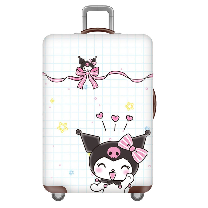 Unisex hard-shell luggage with trendy dog motif Bowlift