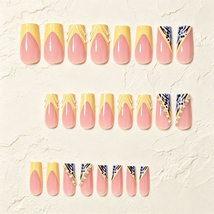 Glamorous Stiletto Press-On Nail Art Set Bowlift