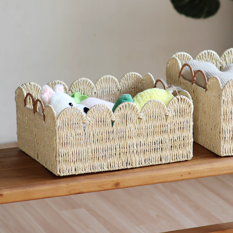 Handwoven storage basket Bowlift