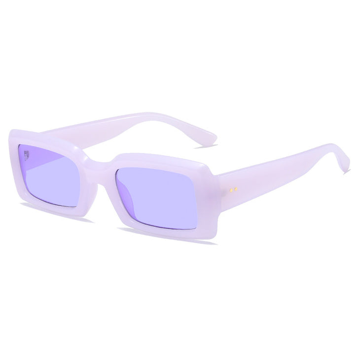 Ladies stylish square sunglasses with mirrored lenses Bowlift